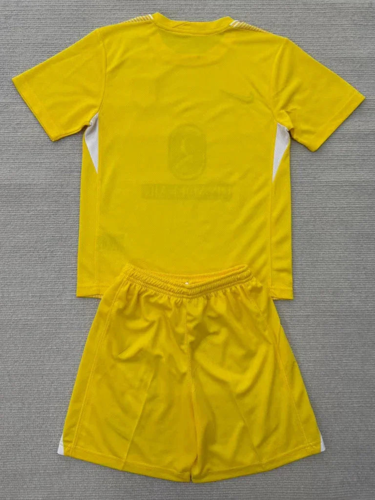 Atletico Madrid 25/26 Yellow Goalkeeper Kids Kit
