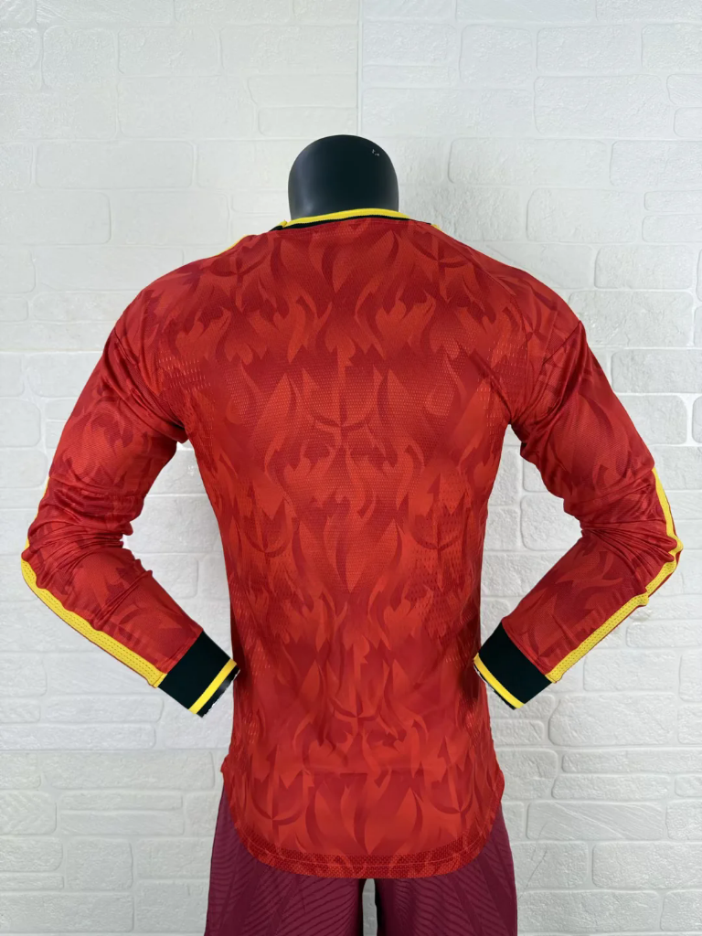 Belgium 2026 Orange/Yellow World Cup Home Long Sleeve Jersey
