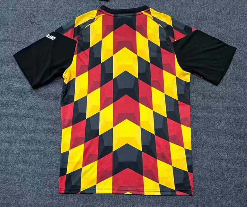 Germany 2026 World Cup Black/Red/Gold Pre Match Jersey