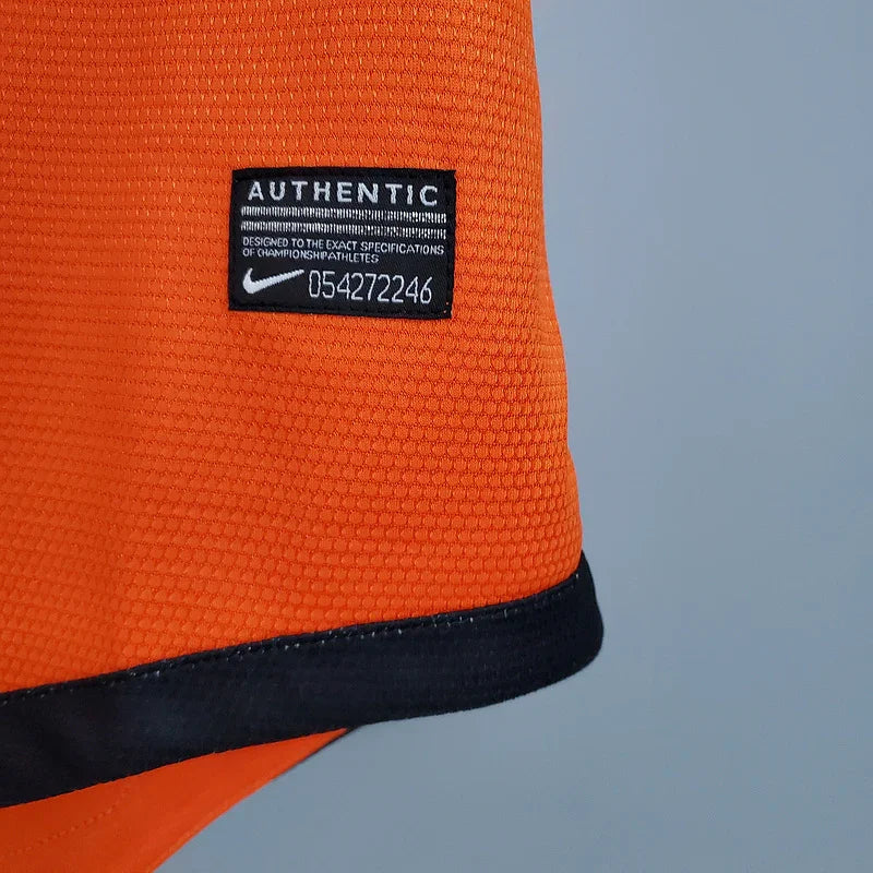 Holland 2012 Vintage Retro Orange/Black Home Jersey
