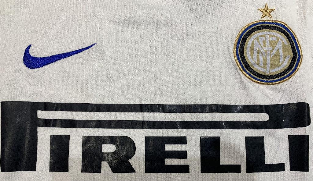 Inter Milan 2010/11 Vintage Retro Away White Jersey