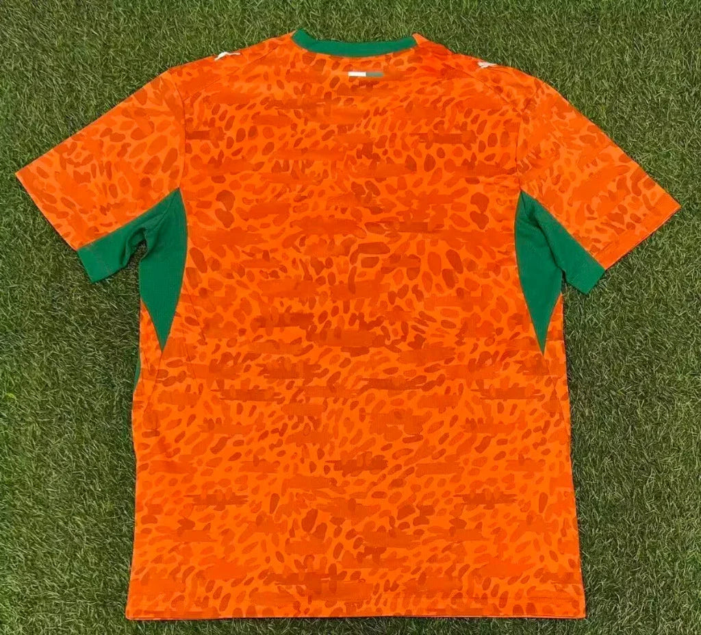 Ivory Coast 26/27 Orange/Green World Cup Home Jersey