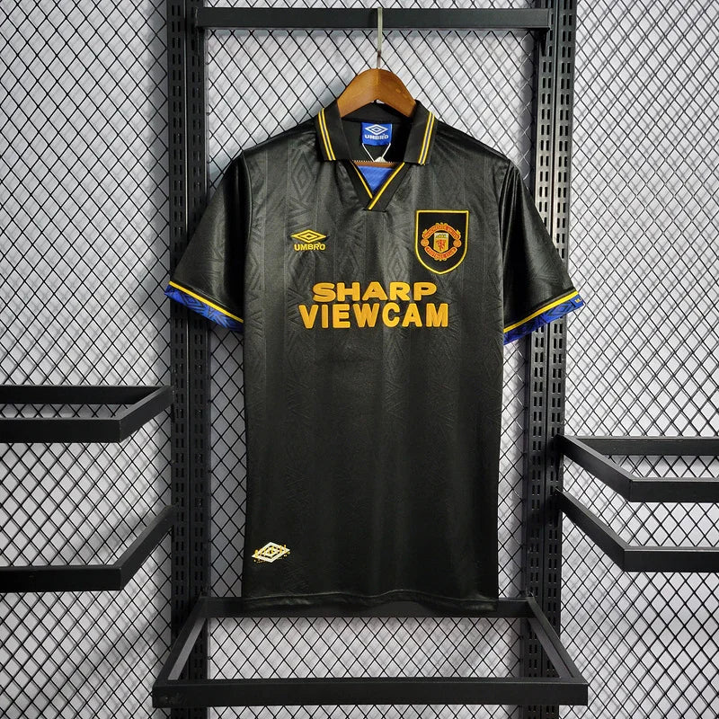 Manchester United 1994 Retro Black Away Jersey