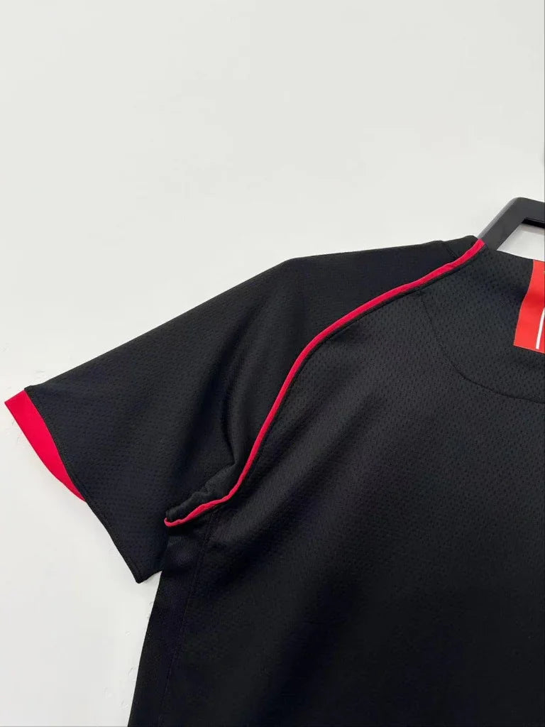 Manchester United 2007/08 Vintage Retro Away Black Jersey