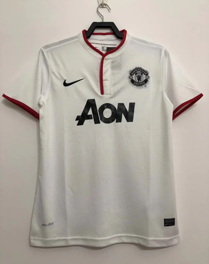 Manchester United 2013/14 Vintage Retro White Jersey