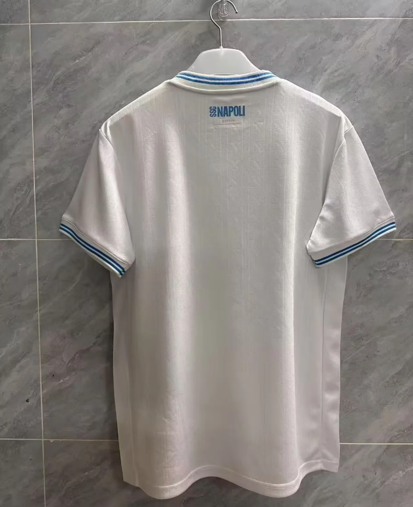 Napoli 25/26 White/Blue Champions League Away Jersey