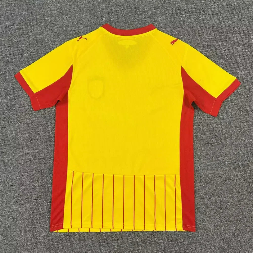 RC Lens 25/26 Yellow/Red Home Jersey