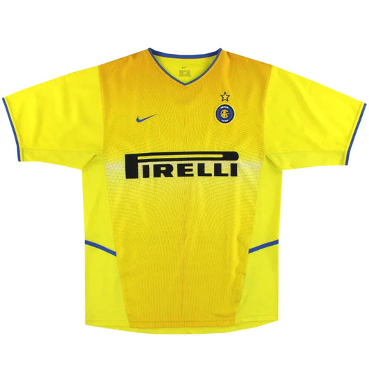 Inter Milan 2002/03 Vintage Retro Second Away Game Jersey