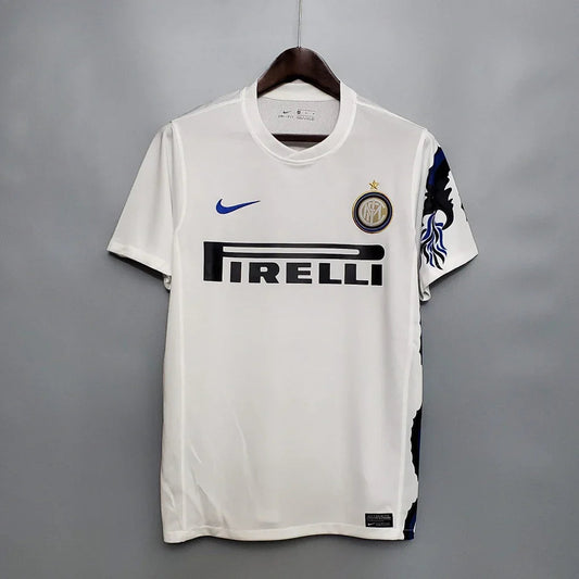 Inter Milan 2010/11 Vintage Retro Away White Jersey