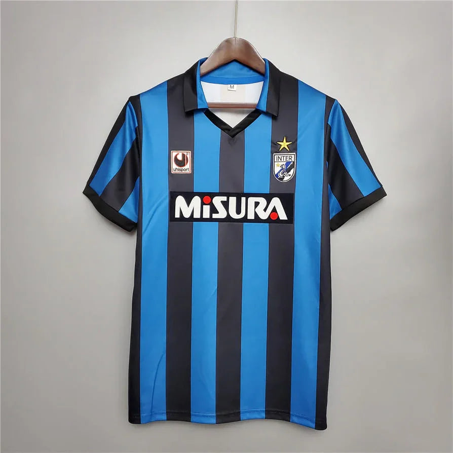 Inter Milan 1988/90 Vintage Retro Home Stadium Jersey
