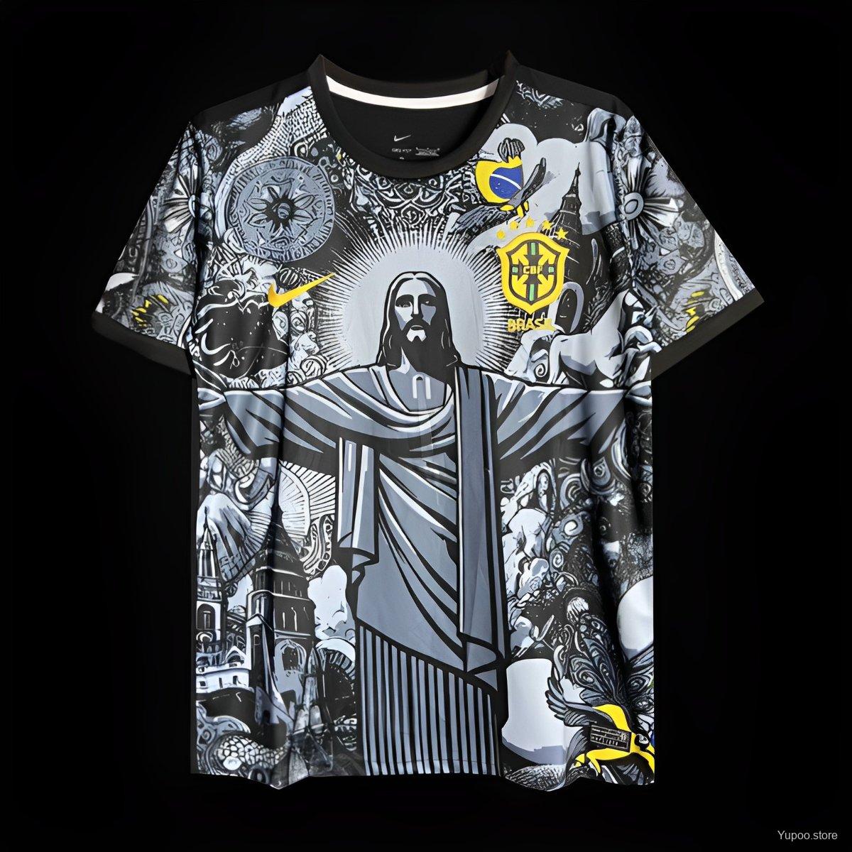 Brazil 2024 Copa America Black Jersey