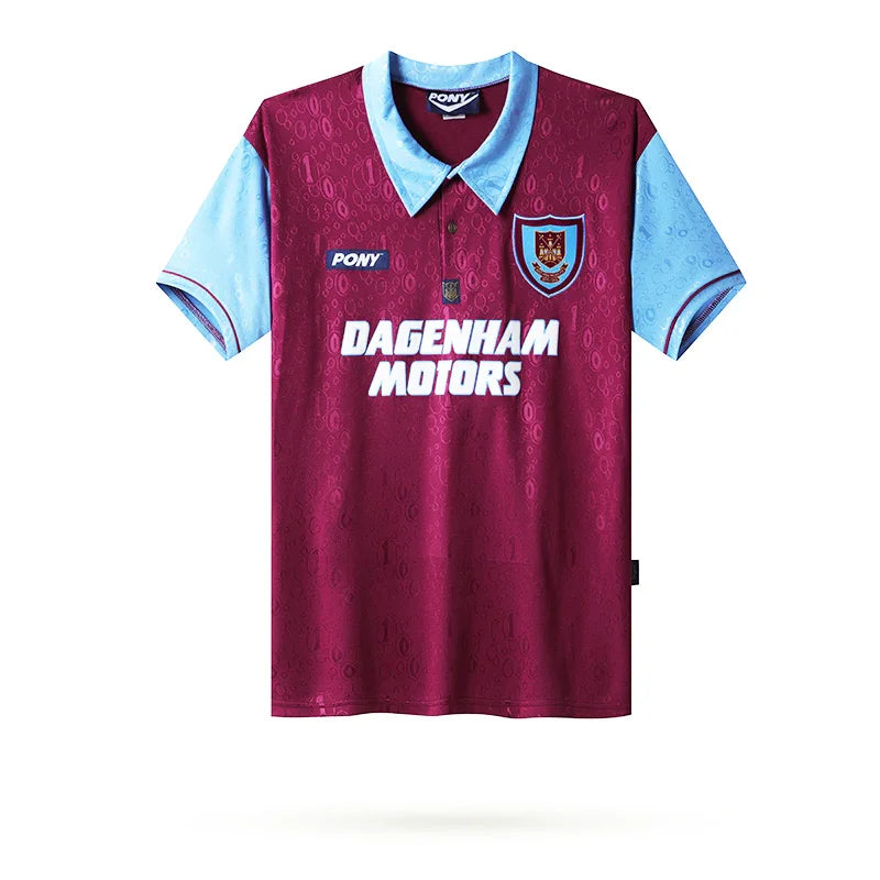 West Ham United 1995/97 Vintage Retro Home Jersey