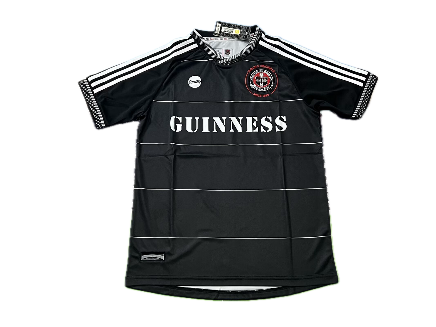 Bohemians x Guinness Retro Style Jersey (Black)