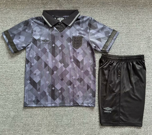 England Black 1990 Kids Kit (Includes Shorts)