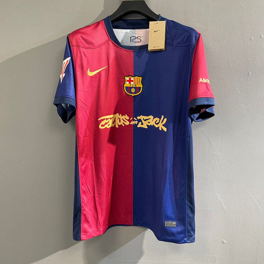 Barça Home x Travis 24/25 Player Issue Kit