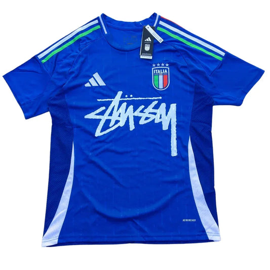 2024 Italy x Stussy Blue Concept Jersey