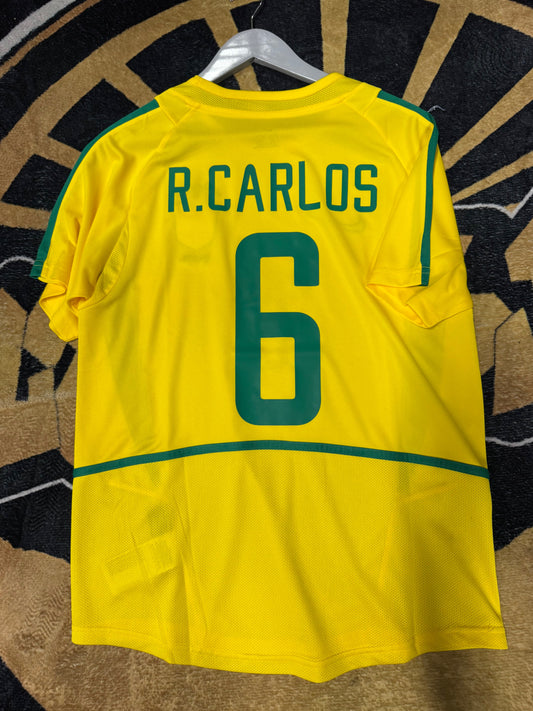 (SALE) Size M / Brazil Home 2002 Issue / R. Carlos 6
