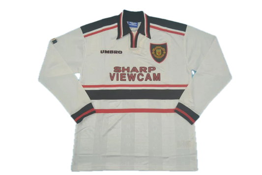 Manchester United 1997/99 Vintage Retro Away Long Sleeve Jersey