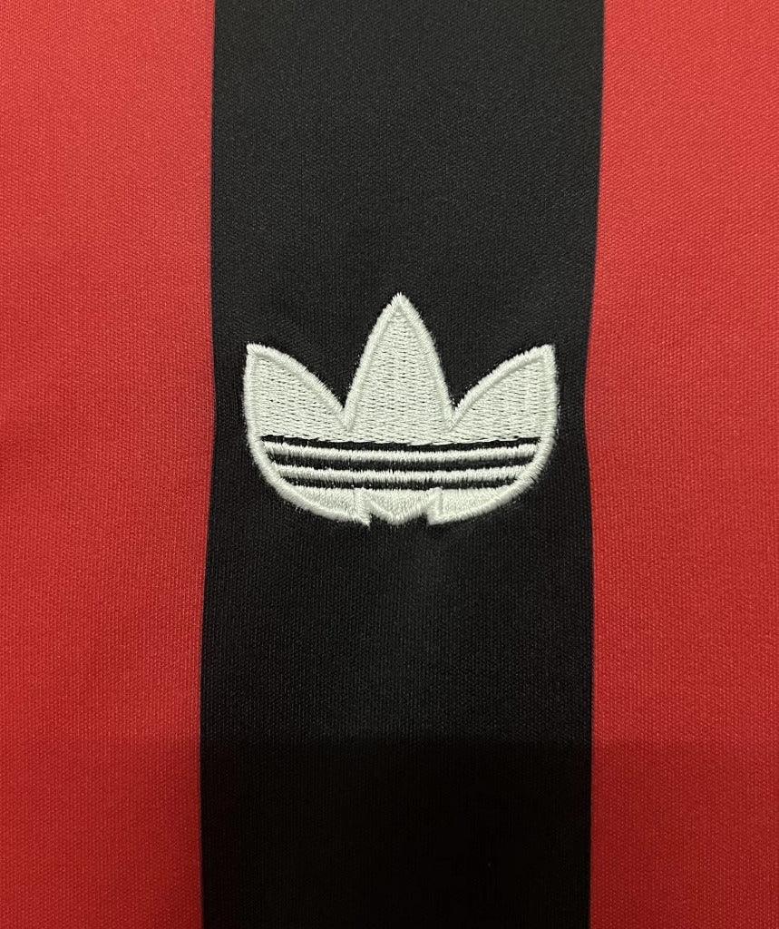 AC Milan 1990/91 Retro Red/Black Home Jersey