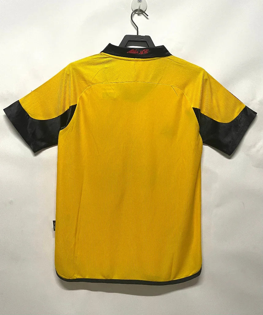 AC Milan 1999/00 Retro Yellow Away Jersey