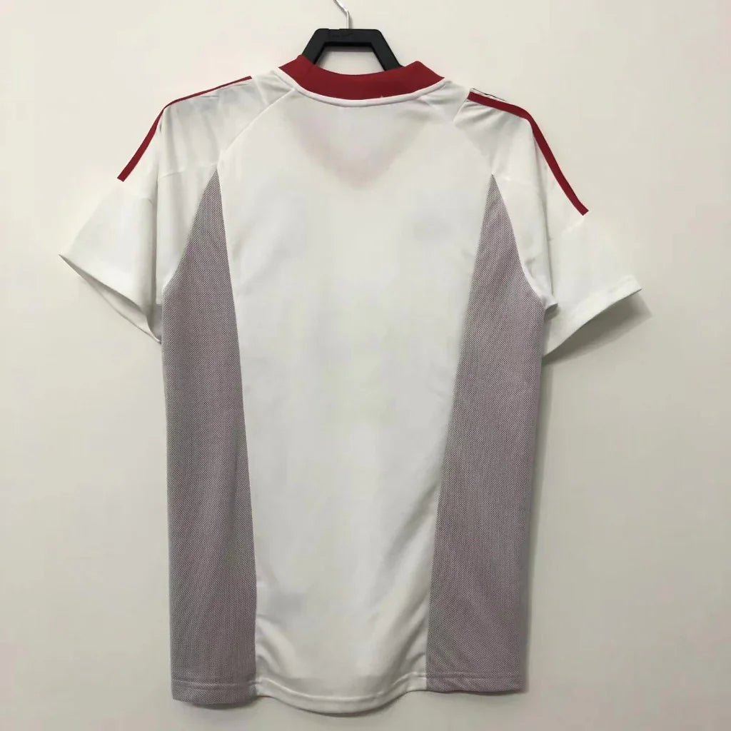 AC Milan 2002 Retro White Away Jersey