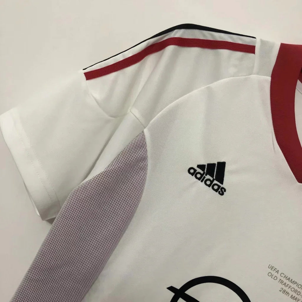 AC Milan 2002 Retro White Away Jersey
