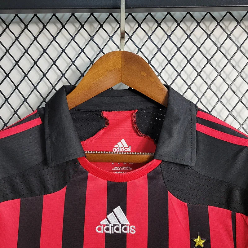 AC Milan 2007/08 Retro Red/Black Home Jersey
