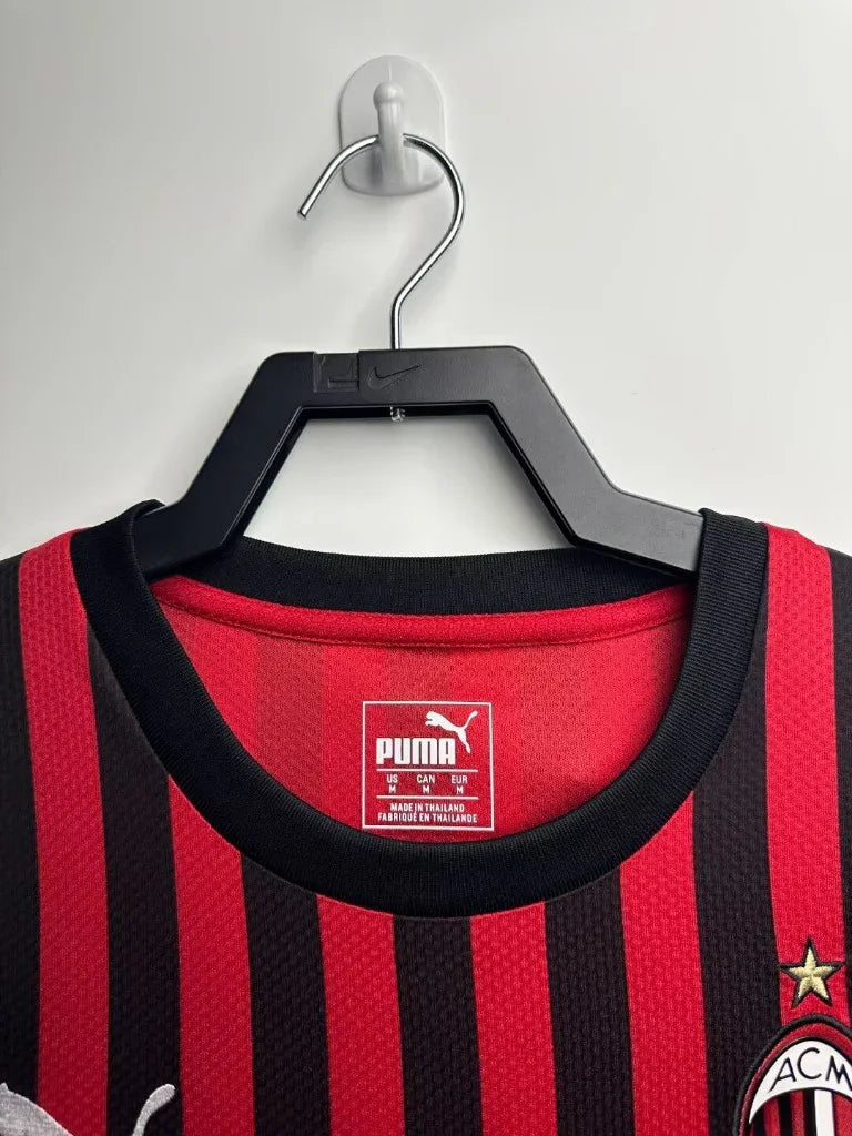 AC Milan 2019/20 Retro Red/Black Home Jersey