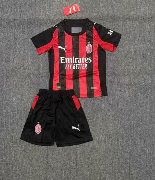 AC Milan 25/26 Home Kids Jersey Set