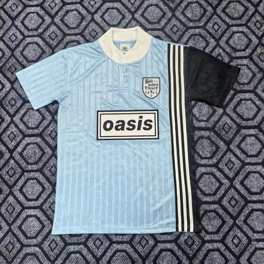 Adidas X Oasis 1996 Retro Tour Jacquard Blue Jersey