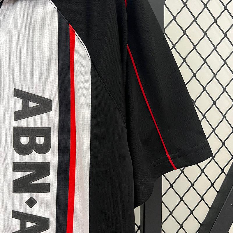 Ajax 1998/99 Vintage Retro White/Black Jersey