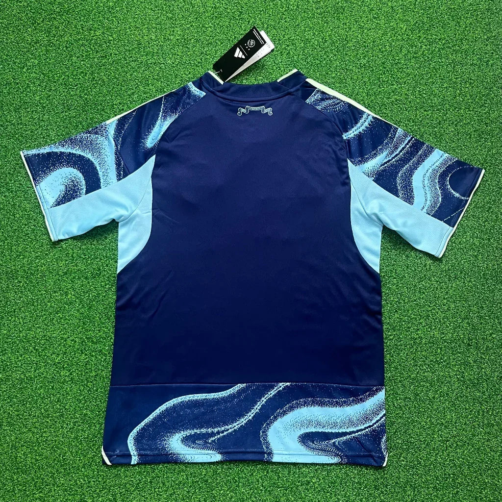 Ajax 25/26 Blue Away Player Version Jersey