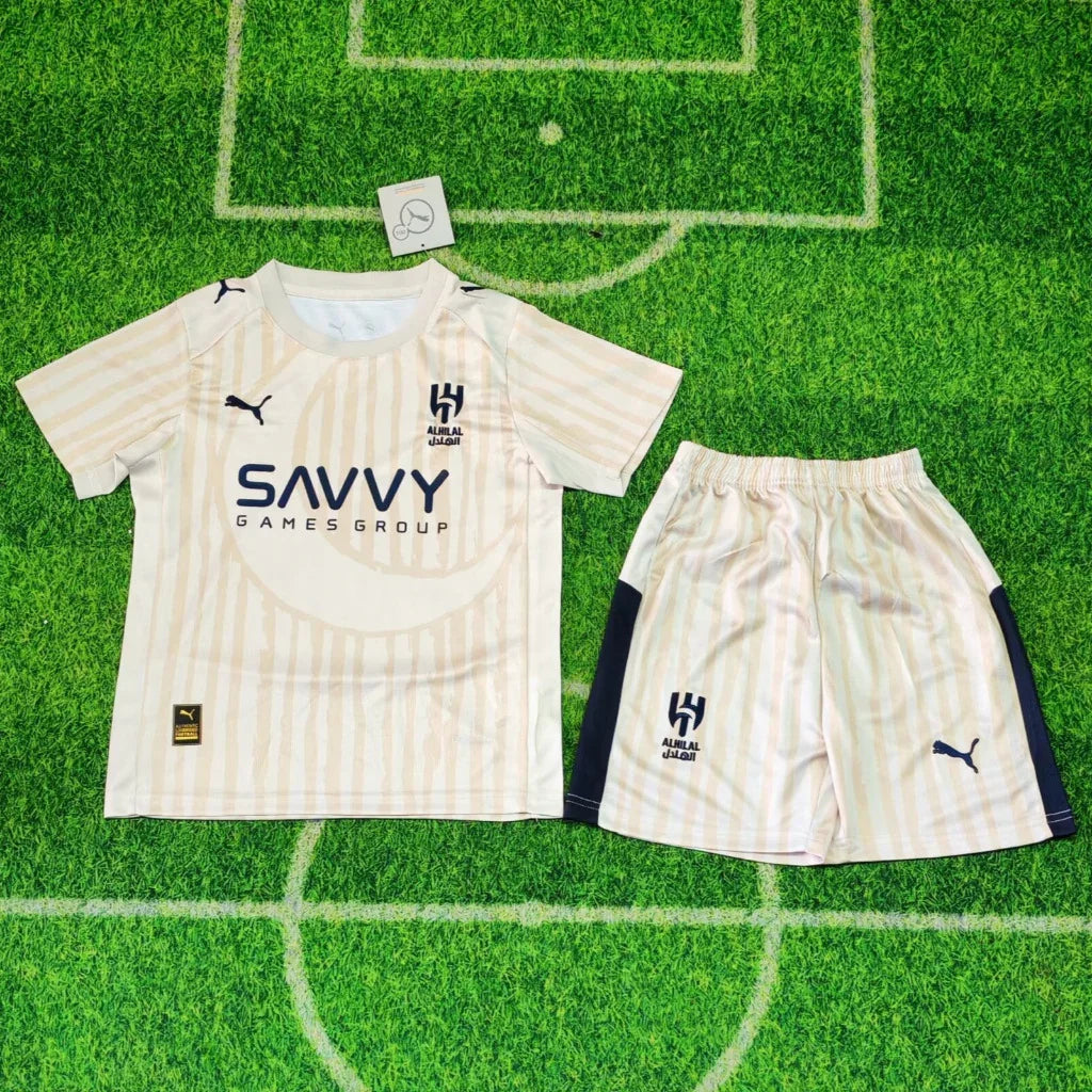 Al Hilal 25/26 World Cup Away Kids Jersey Set