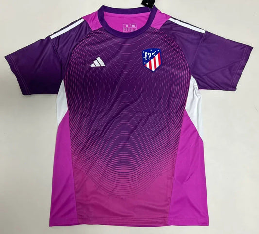 Atletico Madrid 25/26 Pink Goalkeeper Purple Jersey