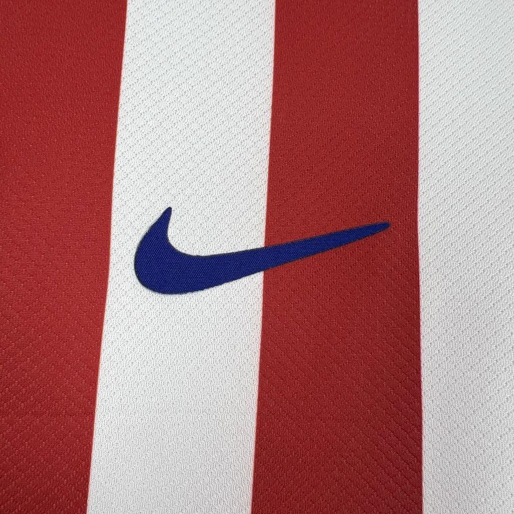 Atletico Madrid 25/26 Red White Stripe Home Jersey