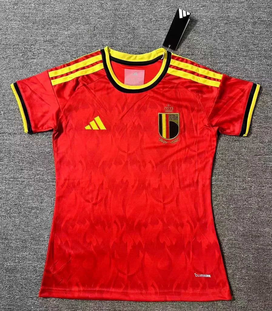 Belgium 2026 Orange/Yellow Home Women Jersey