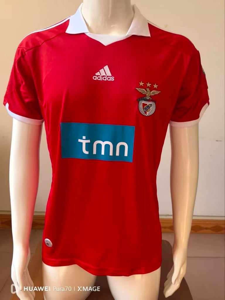 Benfica 2009/10 Retro Red Home Jersey