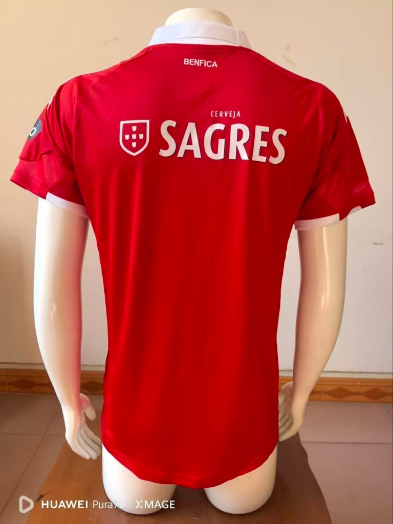 Benfica 2009/10 Retro Red Home Jersey