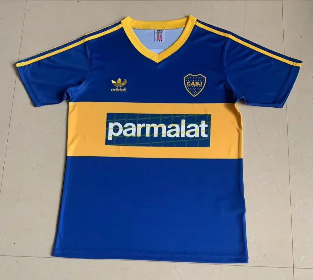Boca Juniors 1992 Vintage Retro Blue Jersey