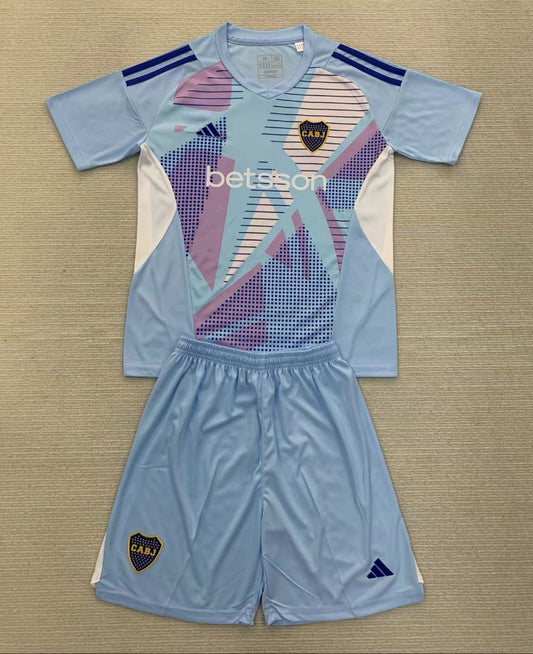 Boca Juniors 25/26 Blue Goalkeeper Kids Kit