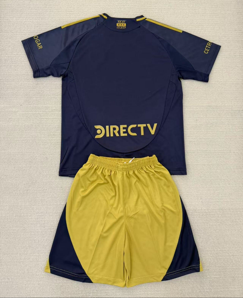 Boca Juniors 25/26 Dark Navy 4th Away Kids Kit