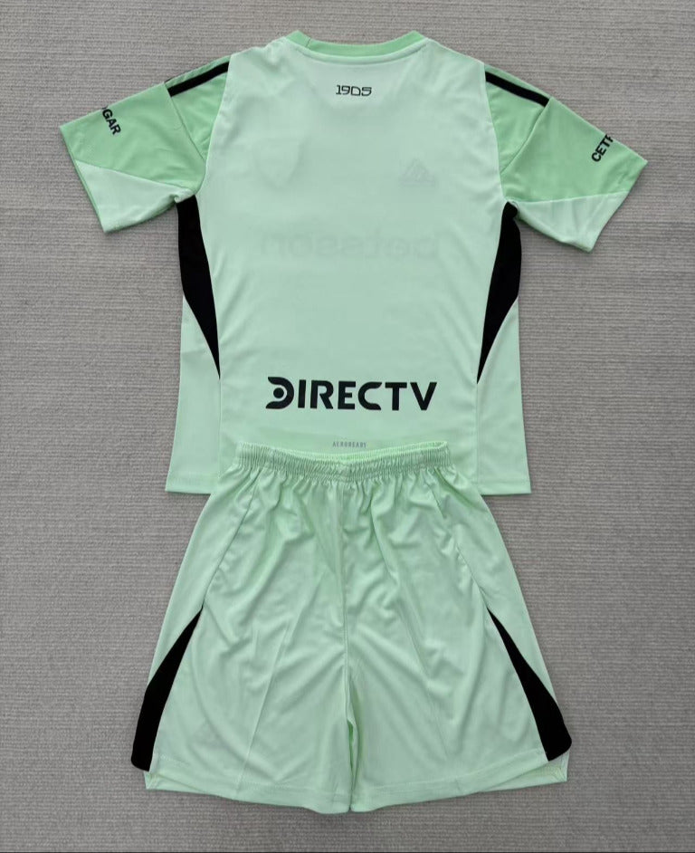 Boca Juniors 25/26 Green Goalkeeper Kids Kit
