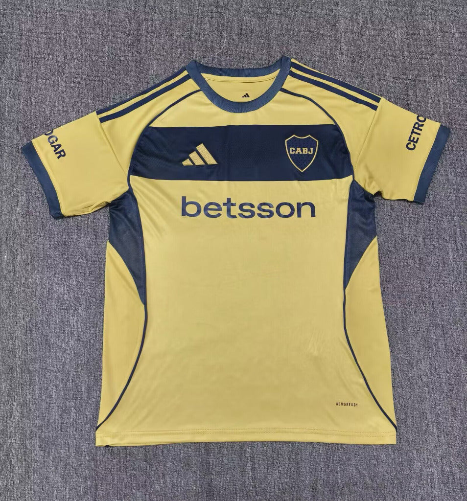 Boca Juniors 25/26 Yellow  Player Version Jersey