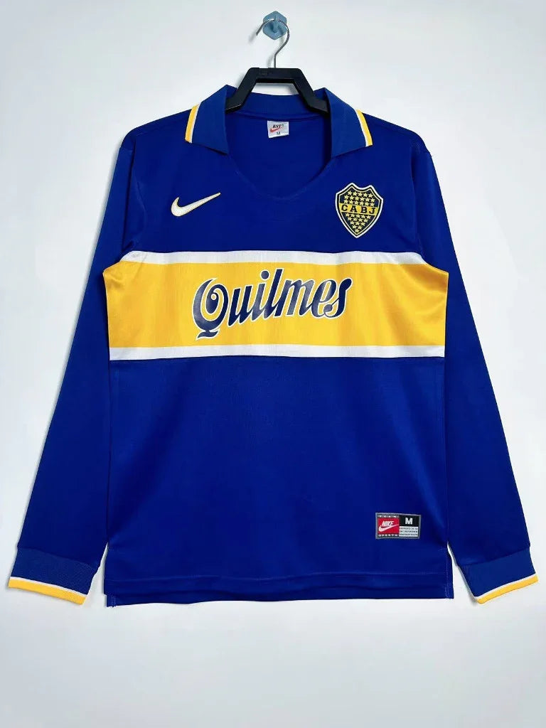 Boca Juniors 96/97 Vintage Retro Home Long Sleeve Jersey