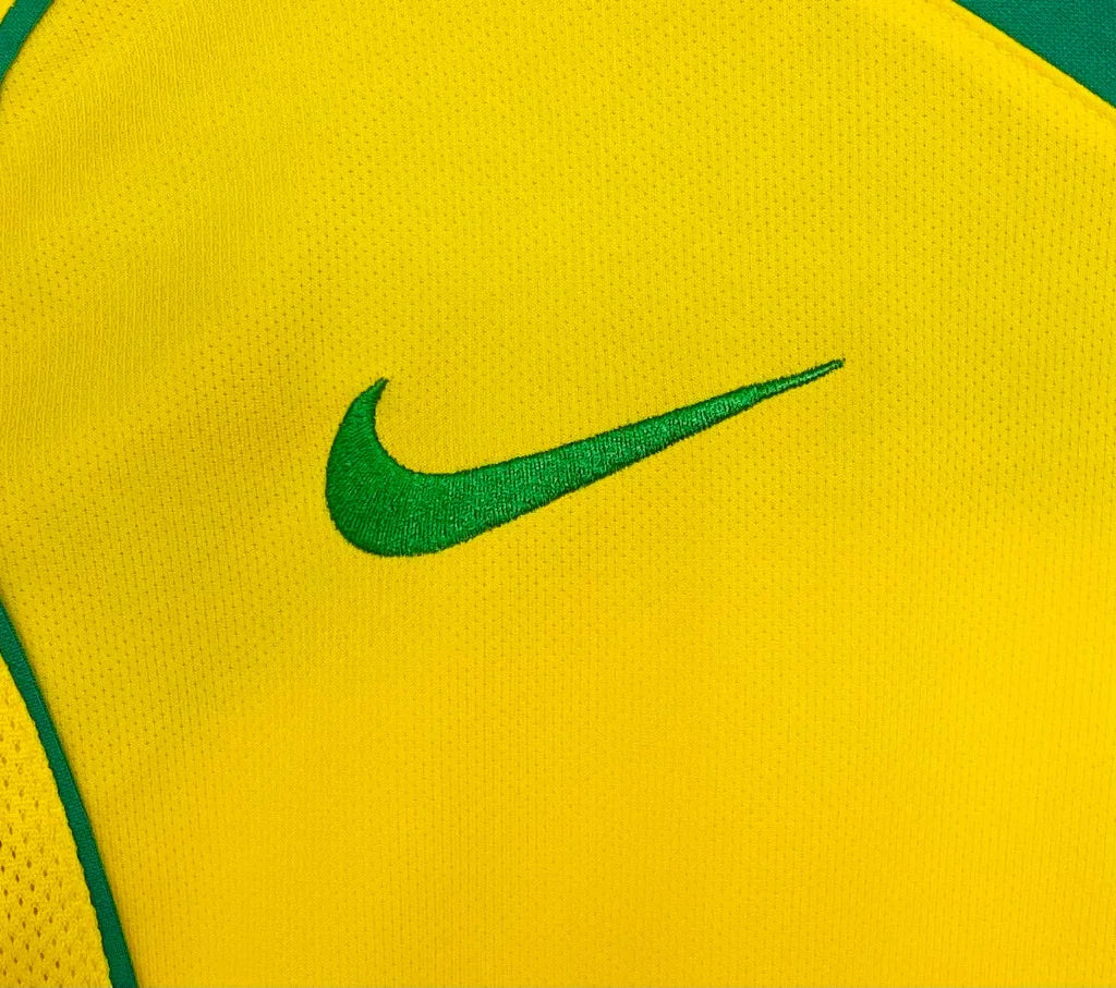 Brazil 2004 Retro Home Long Sleeve Jersey