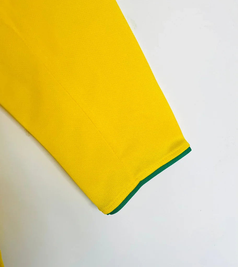 Brazil 2004 Retro Home Long Sleeve Jersey