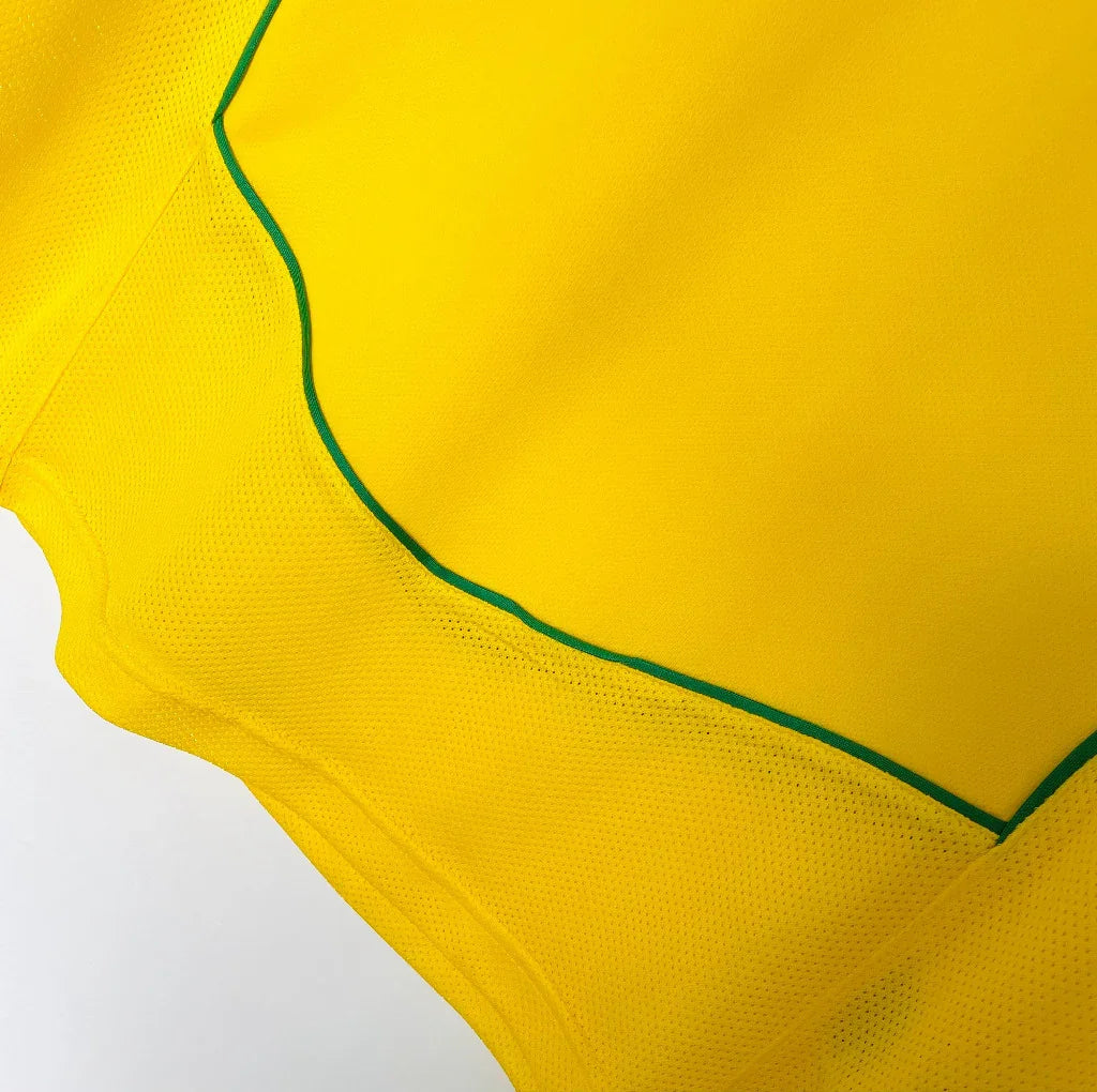 Brazil 2004 Retro Home Long Sleeve Jersey