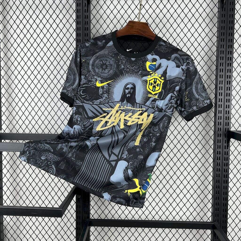Brazil 25/26 Black Jesus Special Jersey