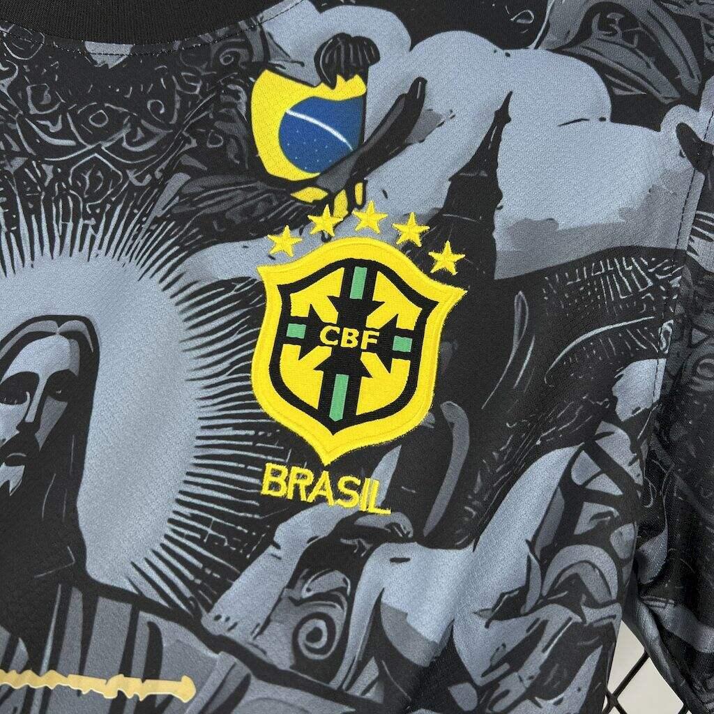 Brazil 25/26 Black Jesus Special Jersey