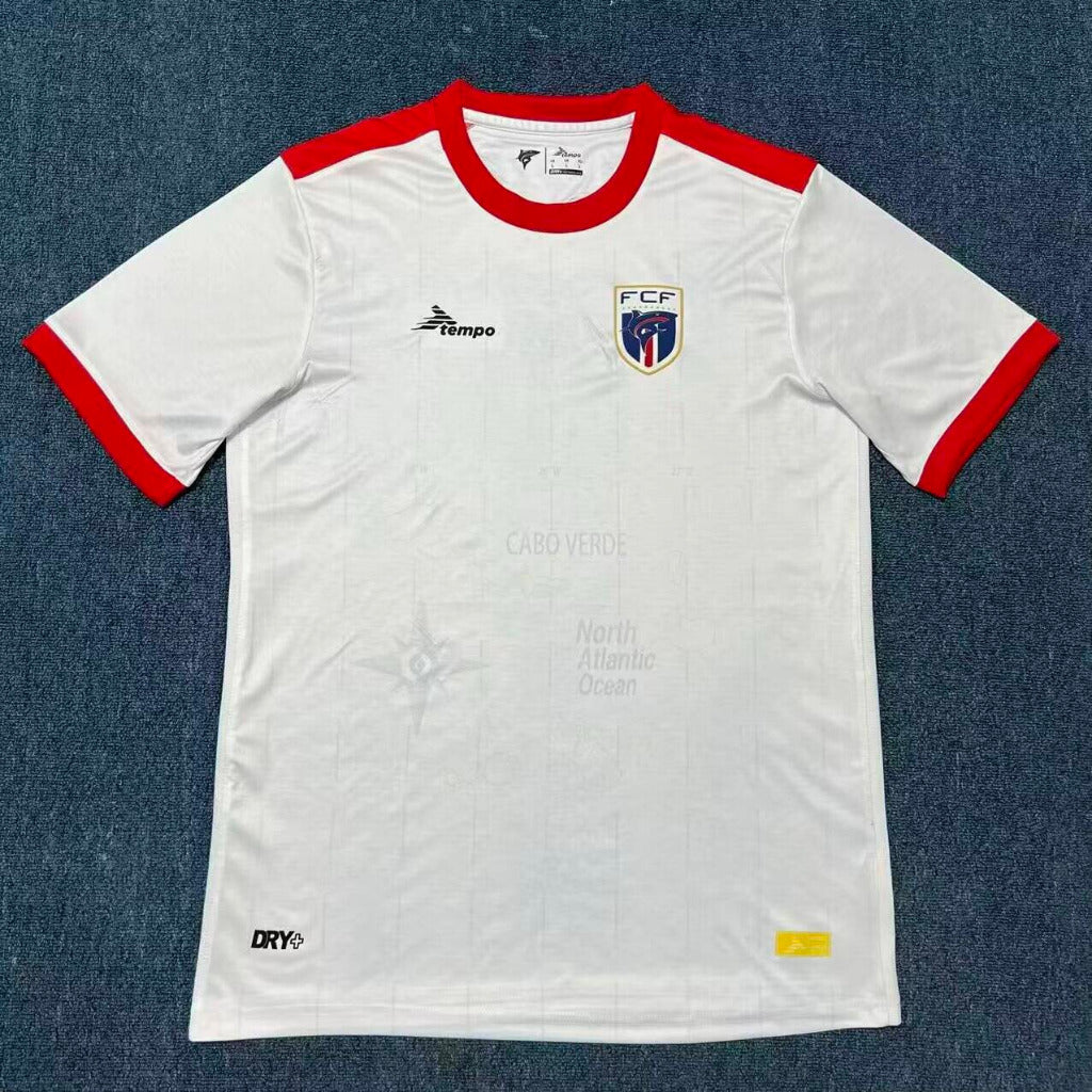 Cape Verde 24/25 White/Red Away Jersey